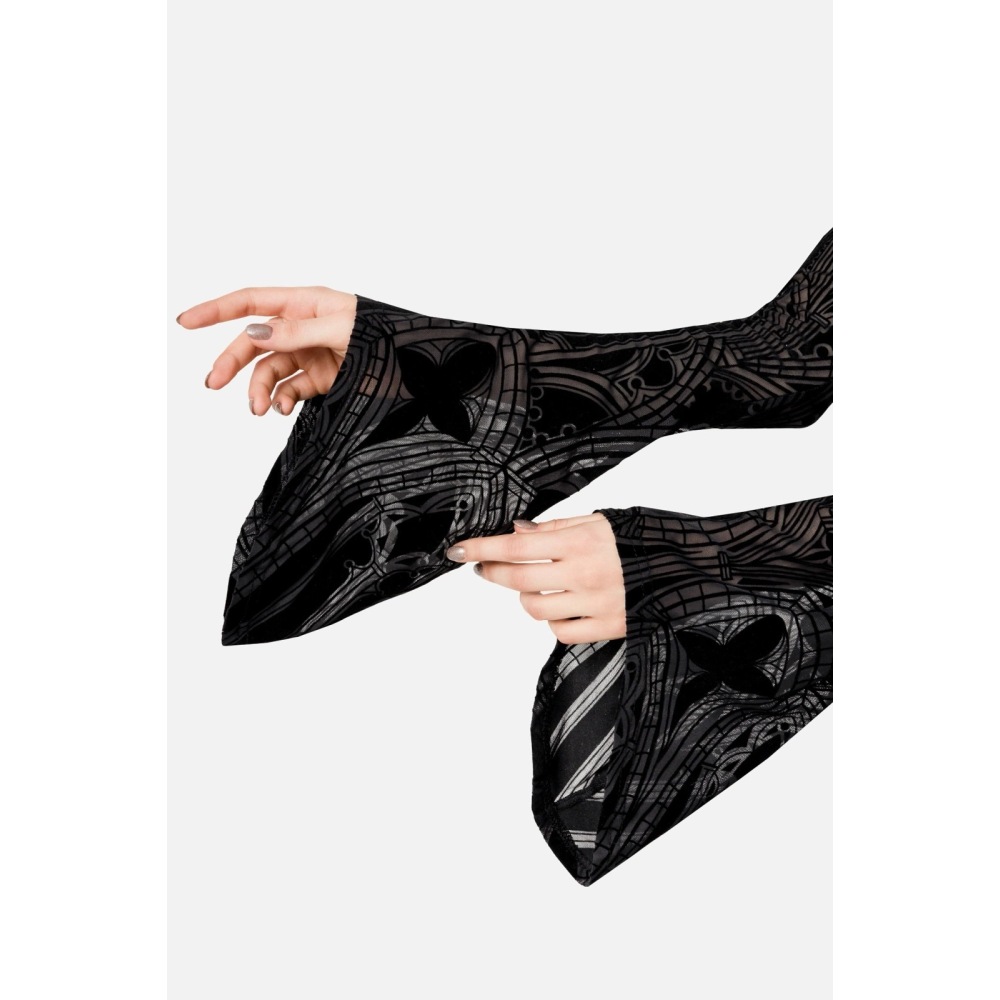 Restyle - Castle Guardian Bodysuit - Zwart